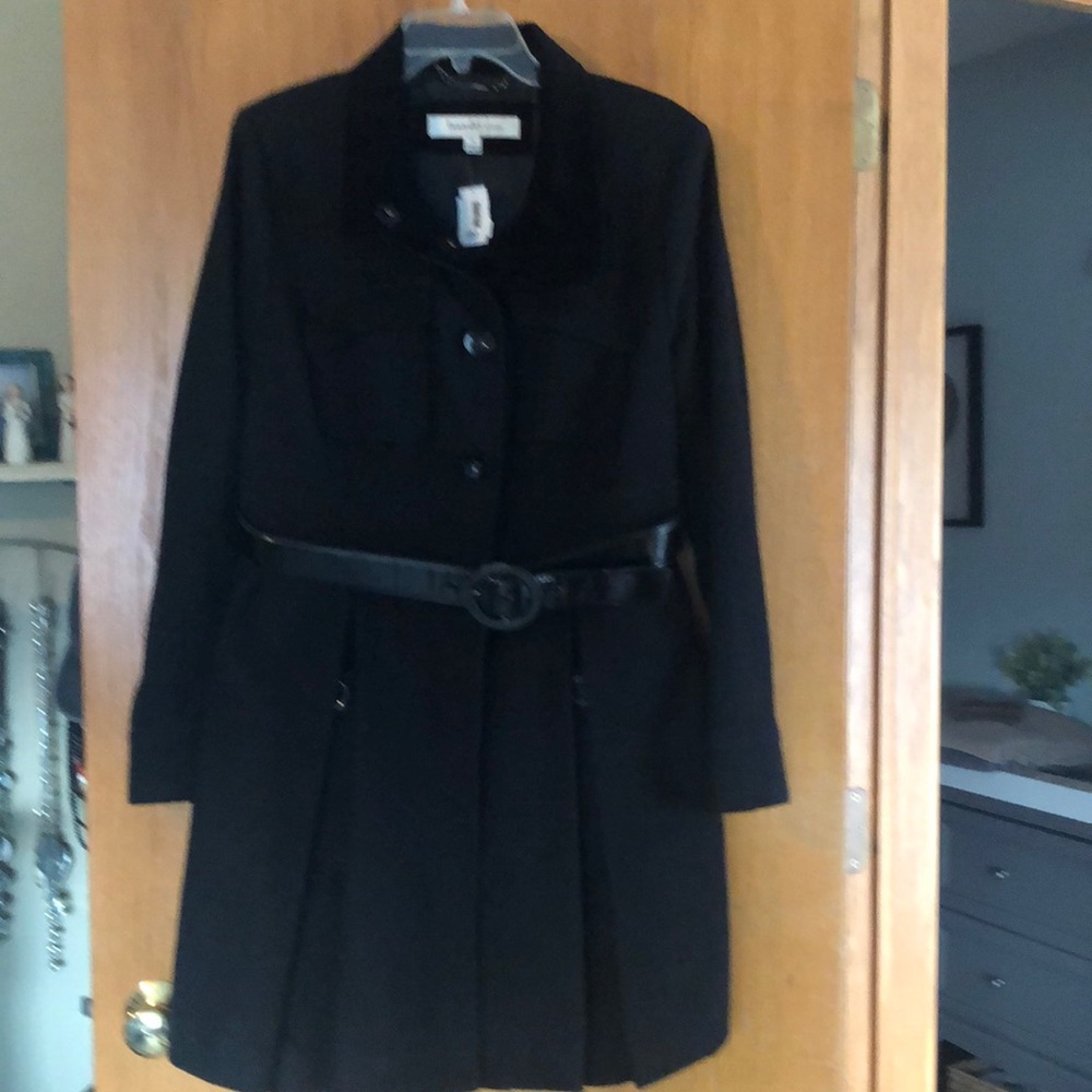 Black NWT wool size 14 coat